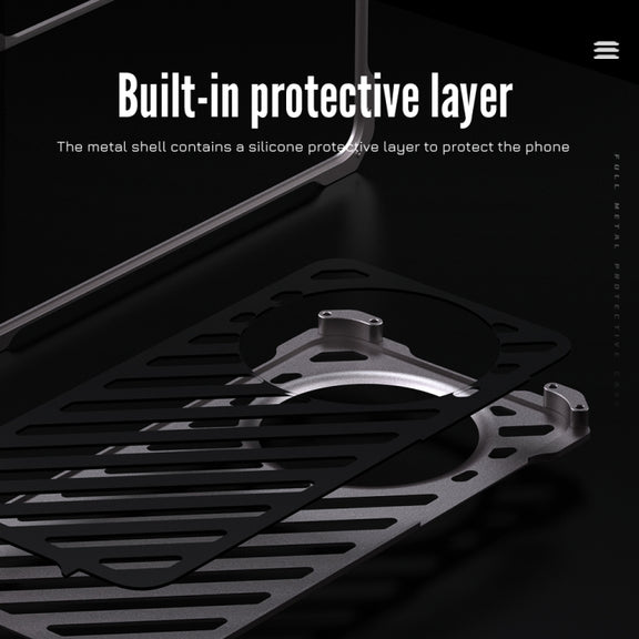 For Huawei Mate 60 R-JUST Breathable Armor Phone Case(Space Grey)