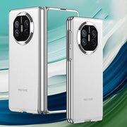 For Huawei Mate X5 GKK Leather Ultra-thin Electroplating Shockproof Phone Case(White)