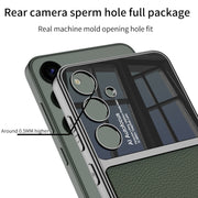 For Samsung Galaxy S24+ 5G GKK Plating TPU + Leather Full Coverage Phone Case(Red)