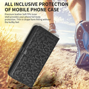For Motorola Edge 5G 2024 Honeycomb Dot Texture Leather Phone Case(Green)