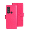 For CAT S75 idewei Crazy Horse Texture Leather Phone Case(Rose Red) - More Brand by idewei | Online Shopping South Africa | PMC TechLife | Buy Now Pay Later Mobicred