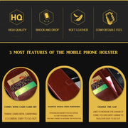 For CAT S75 idewei Crazy Horse Texture Leather Phone Case(Yellow)