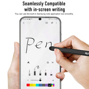 For Samsung Galaxy S24 Ultra 5G GKK Space Frame Transparent PC + TPU Phone Case with Pen(Transparent)
