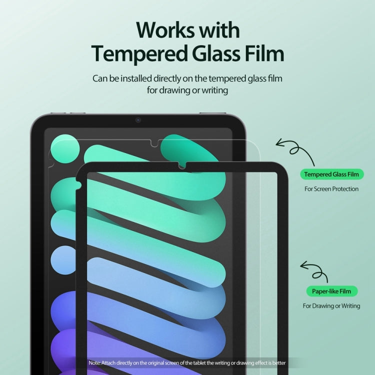 For iPad mini 6 DUX DUCIS Naad Series Removable Paper-like Screen Protector