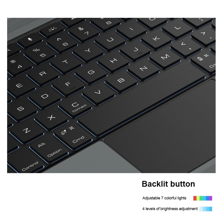 For iPad Pro 13 2024 Nillkin Backlit Version Bumper Link Keyboard Case