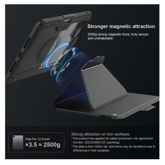 For iPad Pro 11 2024 Nillkin Backlit Version Bumper Link Keyboard Case