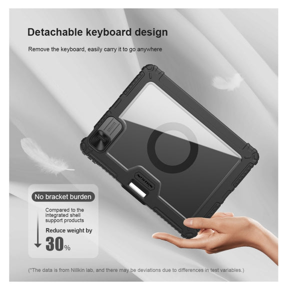 For iPad Pro 11 2024 Nillkin Backlit Version Bumper Link Keyboard Case