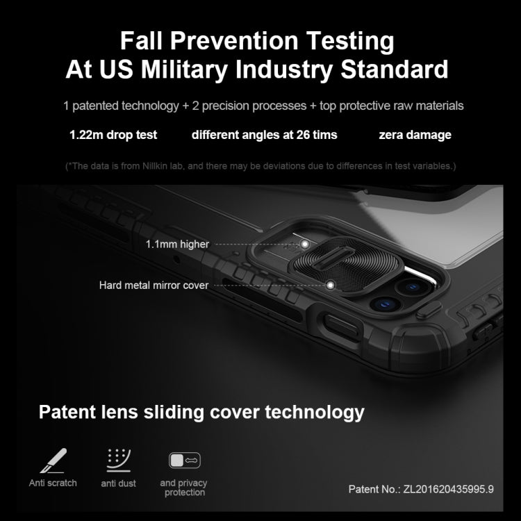 For iPad Pro 11 2024 Nillkin Backlit Version Bumper Link Keyboard Case