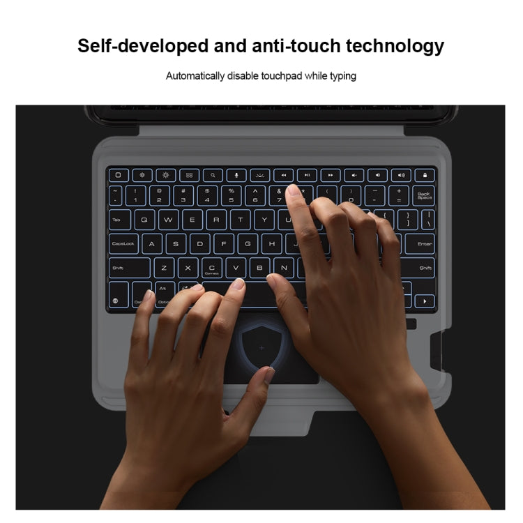 For iPad Pro 11 2024 Nillkin Backlit Version Bumper Link Keyboard Case