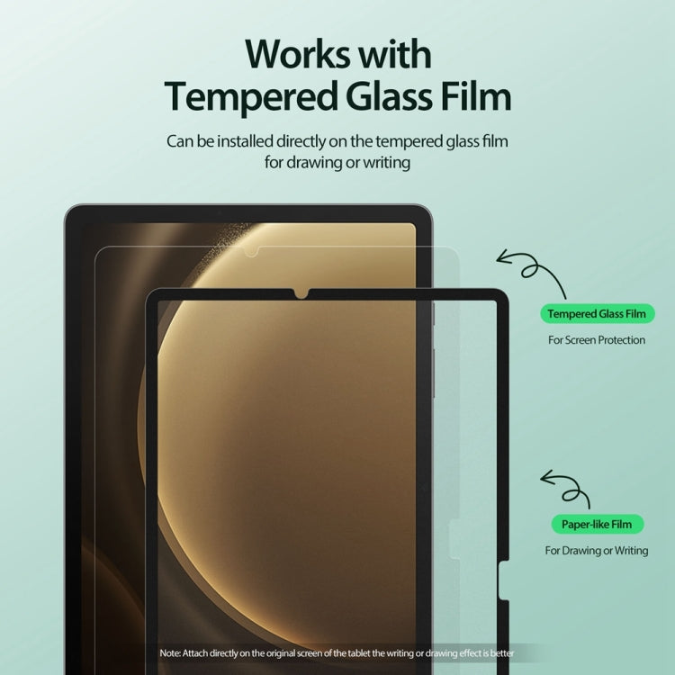For Samsung Galaxy Tab S9 FE+ DUX DUCIS Naad Series Removable Paper-like Screen Protector