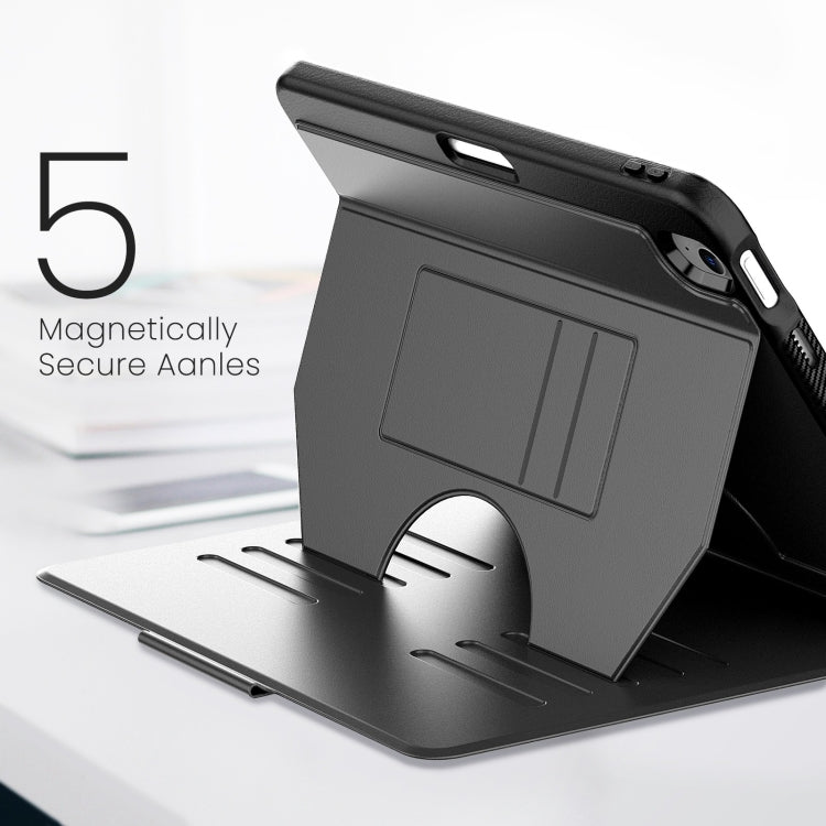 For iPad Air 11 2025 / 2024 Notebook Magnetic Leather Tablet Case(Black)