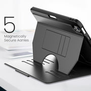 For iPad Air 11 2025 / 2024 Notebook Magnetic Leather Tablet Case(Black)