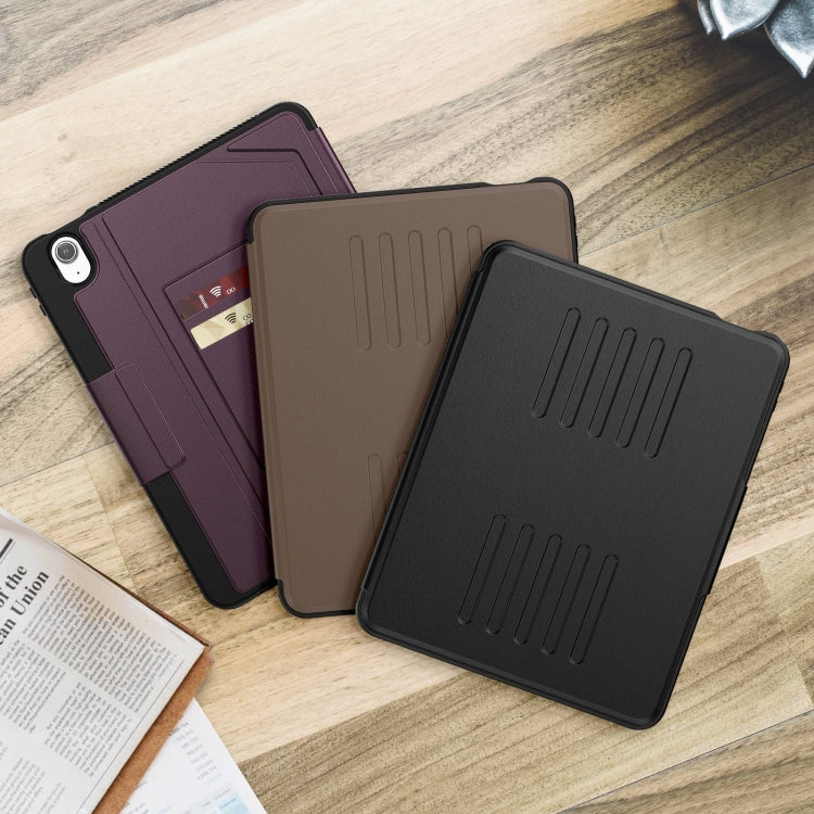 For iPad Air 11 2025 / 2024 Notebook Magnetic Leather Tablet Case(Black)