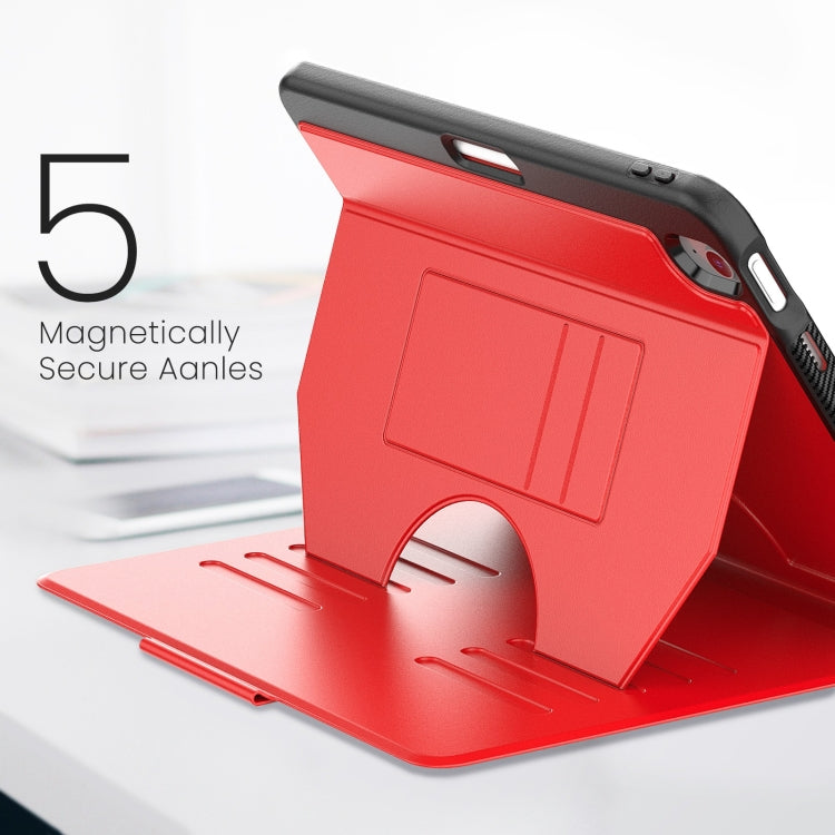For iPad Air 11 2024 Notebook Magnetic Leather Tablet Case(Red)