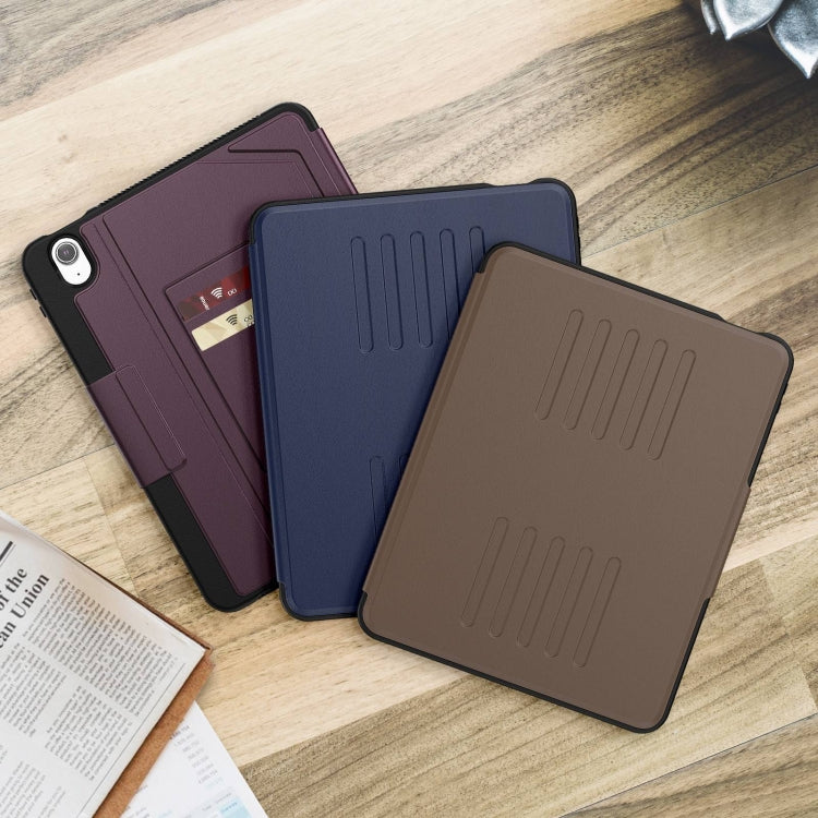 For iPad Air 11 2024 Notebook Magnetic Leather Tablet Case(Brown)