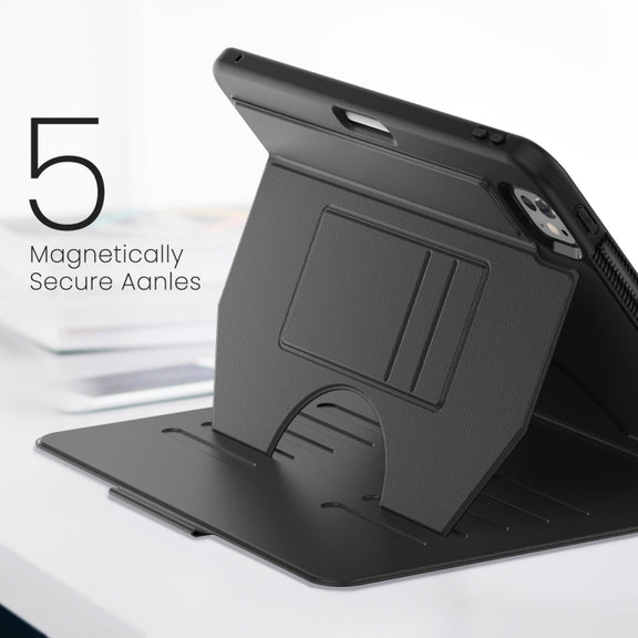 For iPad Pro 11 2024 Notebook Magnetic Leather Tablet Case(Black)