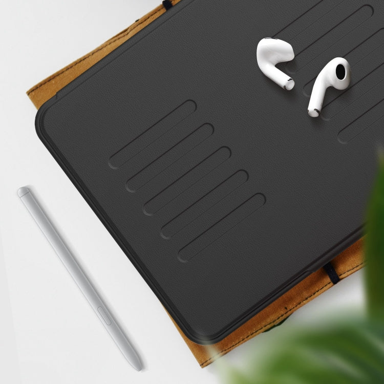 For iPad Pro 11 2024 Notebook Magnetic Leather Tablet Case(Black)