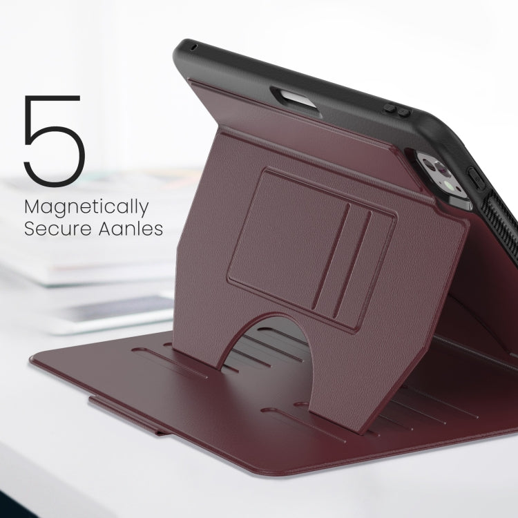 For iPad Pro 11 2024 Notebook Magnetic Leather Tablet Case(Purple)