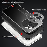 For Honor Magic6 Pro Frosted Metal Phone Case(Black)