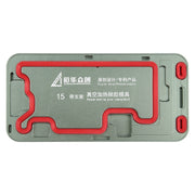 For iPhone 15 LCD Screen Frame Vacuum Heating Glue Removal Mold with Holder