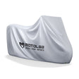 MOTOLSG Motorcycle Waterproof Sunproof Dustproof Thickening Cover, Size:L(Silver) - free shipping - PMC TechLife - Order now!