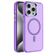 For iPhone 15 Pro Electroplated IMD Magsafe PC Hybrid TPU Phone Case(Purple) - free shipping - PMC TechLife - Order now!