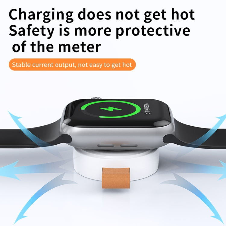 For Apple Watch Series X52 Portable Wireless Charger(Black)