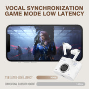 ONIKUMA T18 Bluetooth 5.3 Wireless Earphone(White)