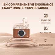 ONIKUMA T18 Bluetooth 5.3 Wireless Earphone(Brown)