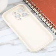 For iPhone 16 Pro Astronaut Pattern Silicone Straight Edge Phone Case(Planet Landing-White)