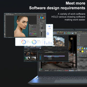 AK15U 15.6 inch Ultrathin Laptop, 12GB+512GB, Windows 10 Intel Processor N95 Quad Core(Dark Grey)