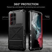For Samsung Galaxy S24 Ultra 5G R-JUST Life Water-resistant Dustproof Shockproof Phone Case(Black)