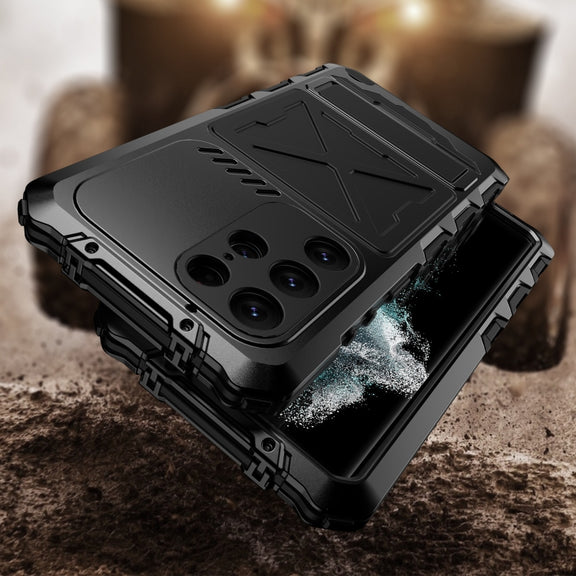 For Samsung Galaxy S24 Ultra 5G R-JUST Life Water-resistant Dustproof Shockproof Phone Case(Black)