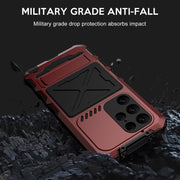 For Samsung Galaxy S24 Ultra 5G R-JUST Life Water-resistant Dustproof Shockproof Phone Case(Red)
