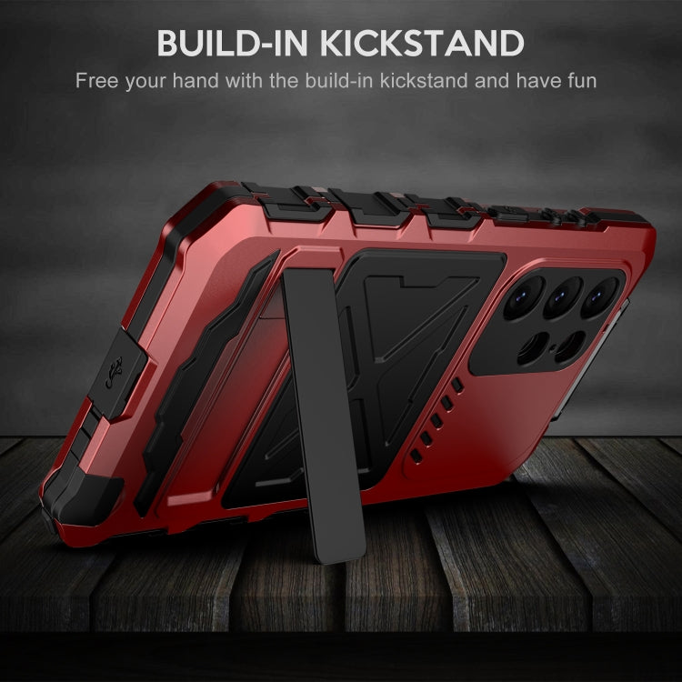 For Samsung Galaxy S24 Ultra 5G R-JUST Life Water-resistant Dustproof Shockproof Phone Case(Red)