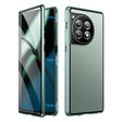 For OnePlus 12 Magnetic HD Tempered Glass Phone Case(Green) - OnePlus Cases by PMC TechLife | Online Shopping South Africa | PMC TechLife | Buy Now Pay Later Mobicred