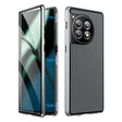 For OnePlus 12 Magnetic HD Tempered Glass Phone Case(Silver) - OnePlus Cases by PMC TechLife | Online Shopping South Africa | PMC TechLife | Buy Now Pay Later Mobicred