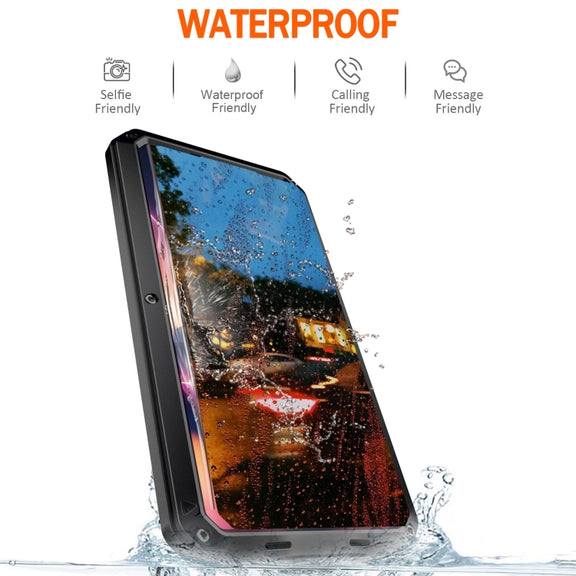 For Samsung Galaxy S24 Ultra 5G Shockproof Life Water-resistant Silicone + Zinc Alloy Phone Case(Black)