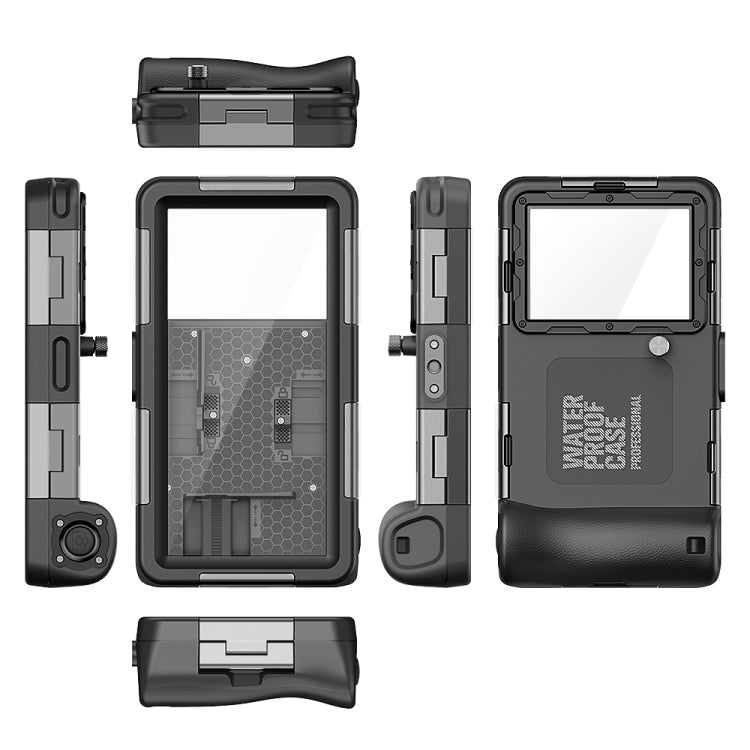 Diving Shell Gen2 Upgrade IP68 Water-resistant Phone Case(Black)