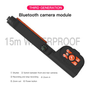 Diving Shell Gen3 Bluetooth Water-resistant Phone Case(Black Orange)