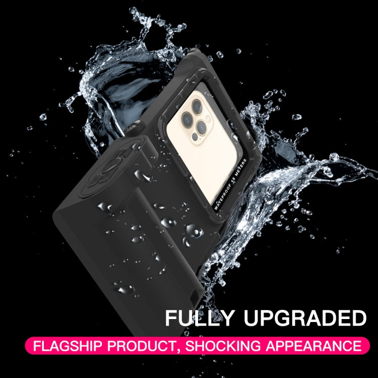 Diving Shell Gen3 Bluetooth Water-resistant Phone Case(Black)