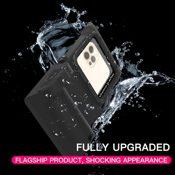Diving Shell Gen3 Bluetooth Water-resistant Phone Case(Black)