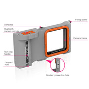 Diving Shell Gen3 Bluetooth Water-resistant Phone Case(Grey Orange)