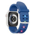 For Apple Watch Series 5 44mm Luminous Colorful Light Silicone Watch Band(Blue) - free shipping - PMC TechLife - Order now!