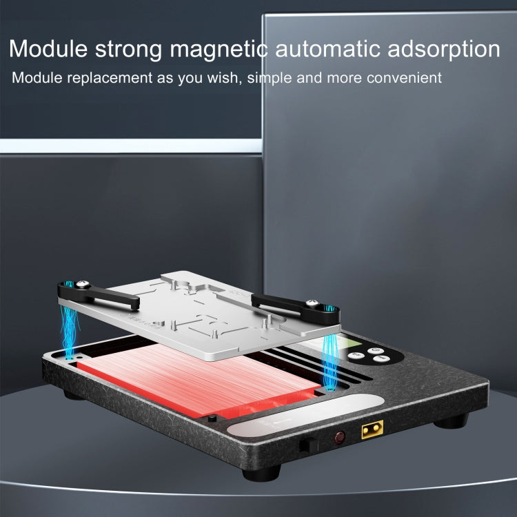 i2C T18 LCD Display PCB Motherboard Layered Desoldering Station With Universal Module, US Plug