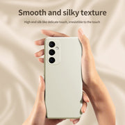 For Samsung Galaxy S24 5G Imitation Liquid Silicone Phone Case(Blue)