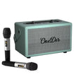 Oneder D7 Bluetooth Speaker Outdoor Karaoke Wireless Speakers With Two Mic(Cyan) - free shipping - PMC TechLife - Order now!