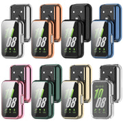For Samsung Galaxy Fit 3 Full Coverage TPU Electroplated Watch Protective Case(Green)