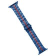 For Apple Watch SE 40mm Stainless Steel Watch Band(Blue Red) - free shipping - PMC TechLife - Order now!