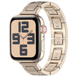 For Apple Watch SE 2023 40mm H Slim Stainless Steel Watch Band(Starlight) - free shipping - PMC TechLife - Order now!